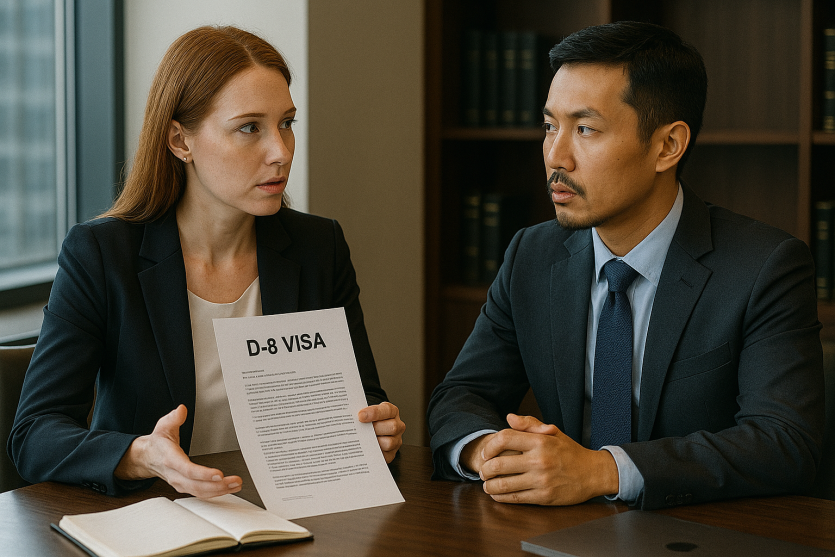 d8-investment-visa, D8투자비자, 미국투자자비자, D8비자신청, 비자대행,