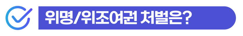 위명여권 위조여권 사용 외국인 여권법 위반 처벌과 강제퇴거 위험 및 대응 전략 설명 이미지