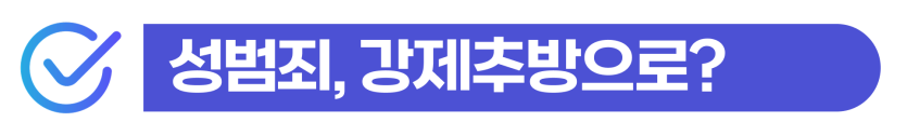 외국인 성범죄전문변호사와 집행유예/기소유예 받고 강제추방 대응하라는 내용을 설명하기 위해 삽입된 이미지