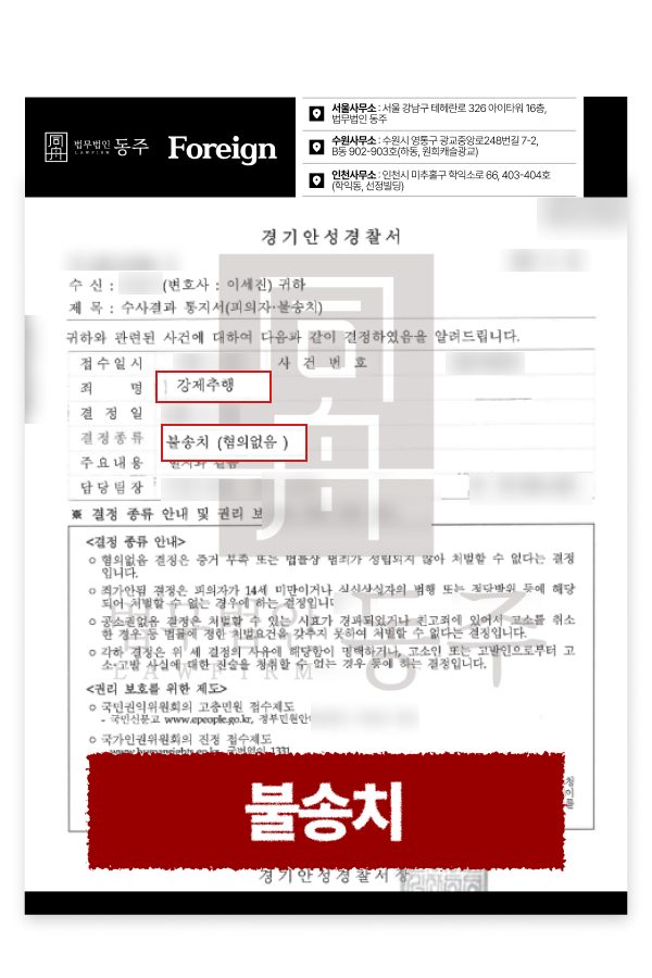 강제추행, 택시 안 허벅지 추행